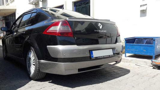 Rear trim for bumper (paintable) for Renault Megane II 2004-2009 - Reelken Auto