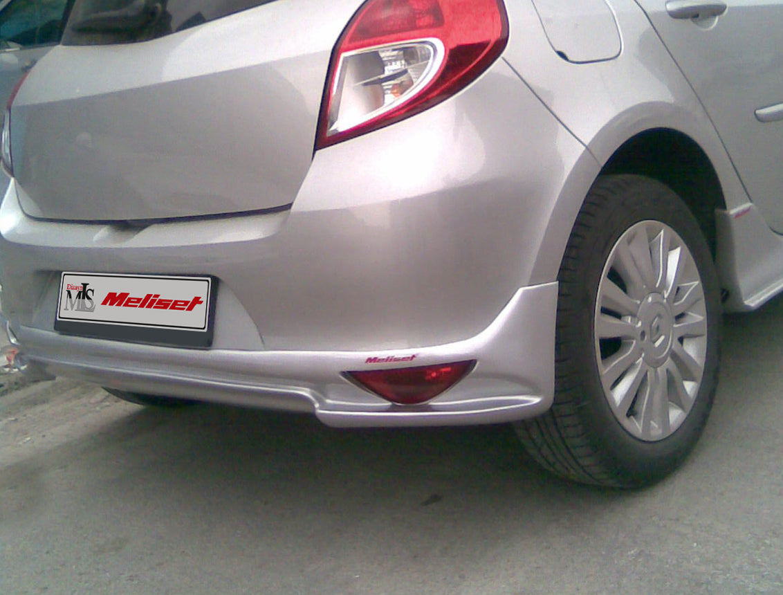 Rear bumper cover V2 (primed for painting) for Renault Clio III 2005-2012 - image 1