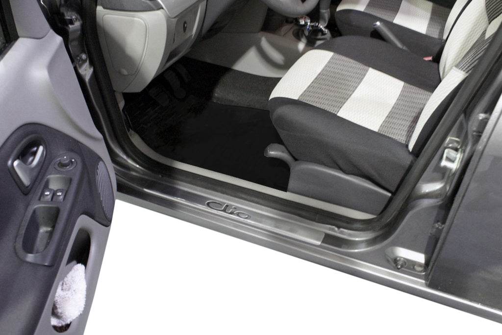 Sill OmsaLine (4 pieces, stainless steel.) for Renault Clio III 2005-2012 - Reelken Auto