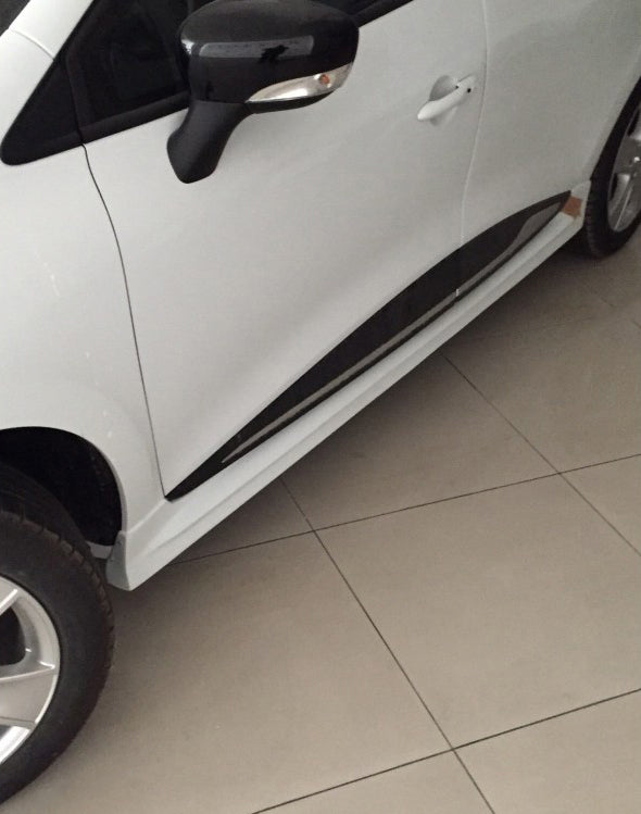Side skirts (primed for painting) for Renault Clio IV 2012-2019 - image 1