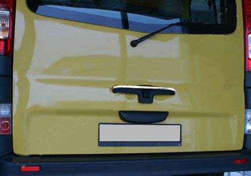 Chrome strip on rear handle (upper, stainless steel) for Renault Trafic 2001-2015 - Reelken Auto