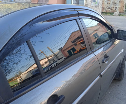 Window Deflectors (4 pcs, Sunplex Sport) for Hyundai Accent 2006-2010 - image 5