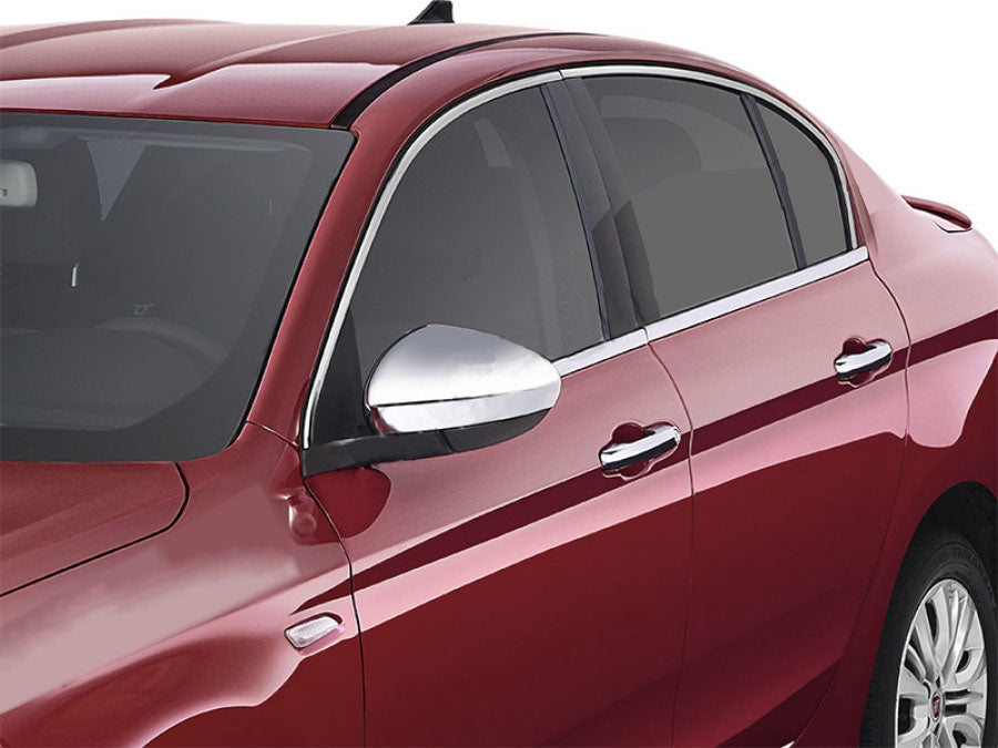 Complete edging of windows (stainless steel) for Fiat Tipo 2016↗ year - image 1
