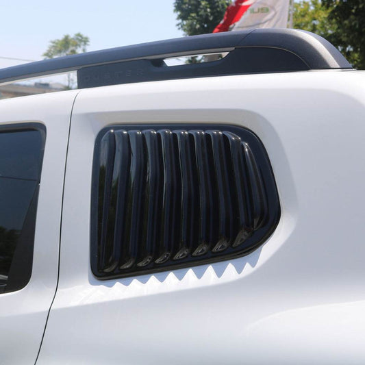Covers on the rear windows EuroCap (2 pcs., ABS) for Renault Duster 2018-2024 - Reelken Auto