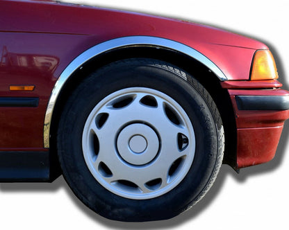 Stainless Steel Fender Trim (4 pcs) for BMW 3 Series E36 1990-2000 - image 1