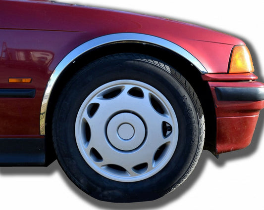 Stainless Steel Fender Trim (4 pcs) for BMW 3 Series E36 1990-2000 - image 1