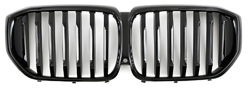 Kidney Grilles 1 Bar (2023+, Gloss Black) for BMW X5 G05 2019- - image 2