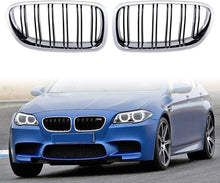 Kidneys M-Look (Gloss Black with Chrome Trim) for BMW 5 Series F10/F11 2010–2016 - image 2