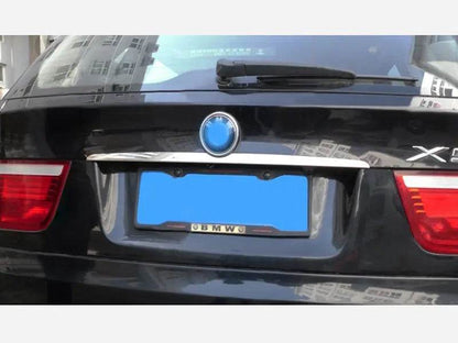 Chrome strip above the number for BMW X6 F-16 2014-2019 - Reelken Auto