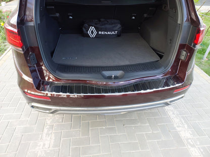 Rear Bumper Protector Carmos Stainless Steel for Renault Koleos 2016-2024 - image 1