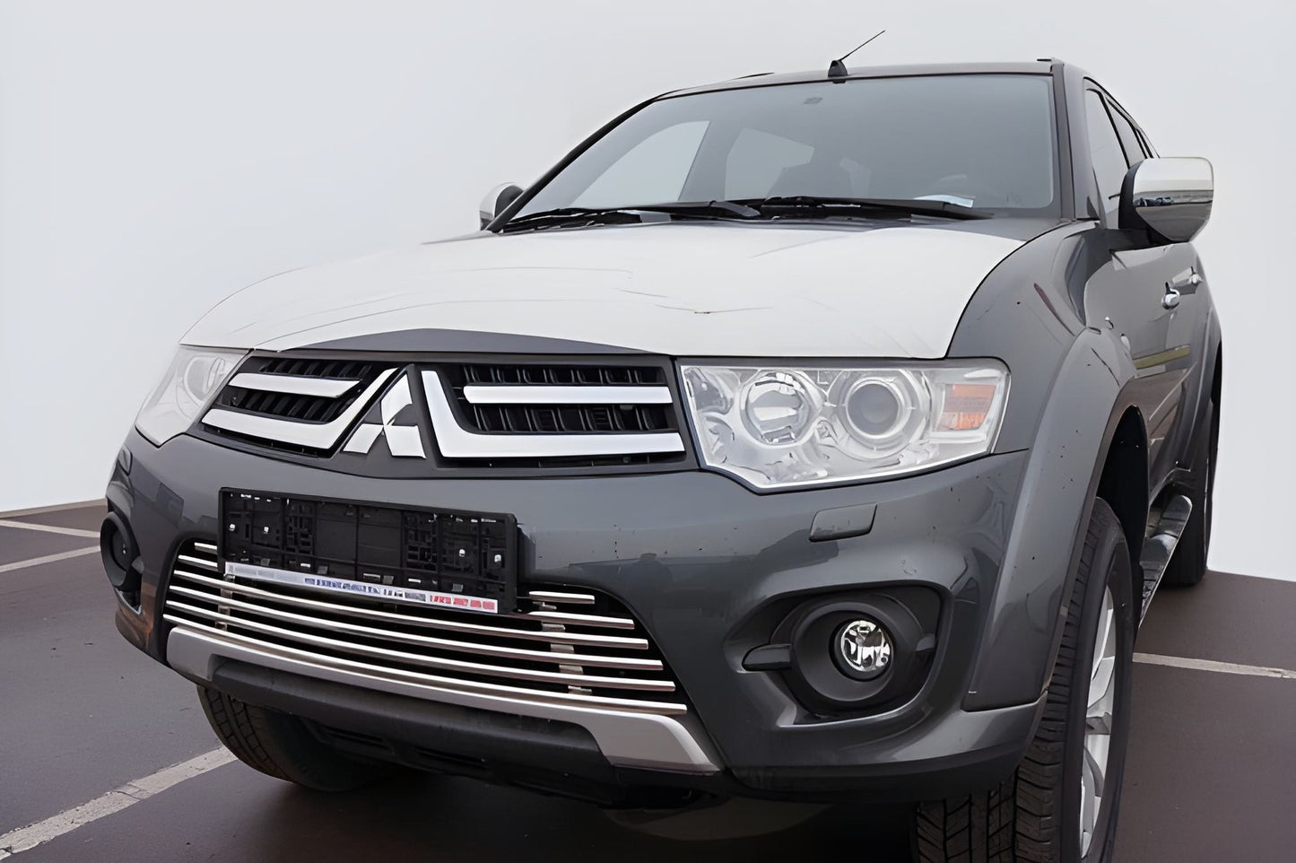 Front Grille Guard for Mitsubishi Pajero Sport 2008-2015 - image 1