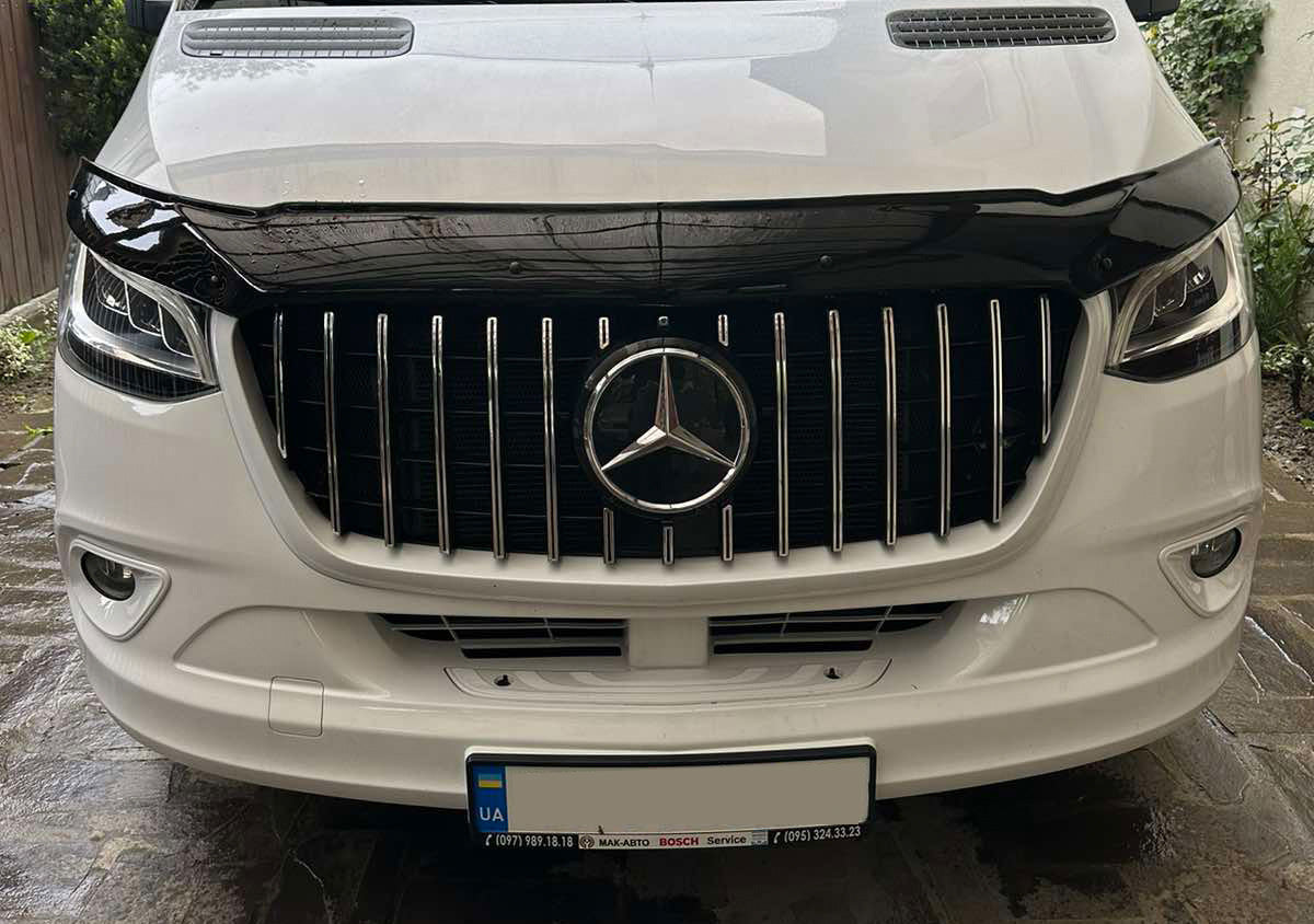 Front Grille Panamericana GT Chrome Premium V1 for Mercedes Sprinter W907/W910 2018- - image 6