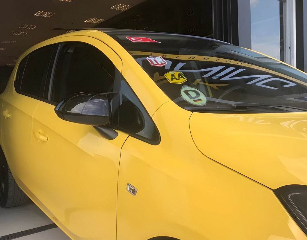 Covers for BMW-style mirrors (2 pcs) for Opel Corsa E 2015-2019 - Reelken Auto