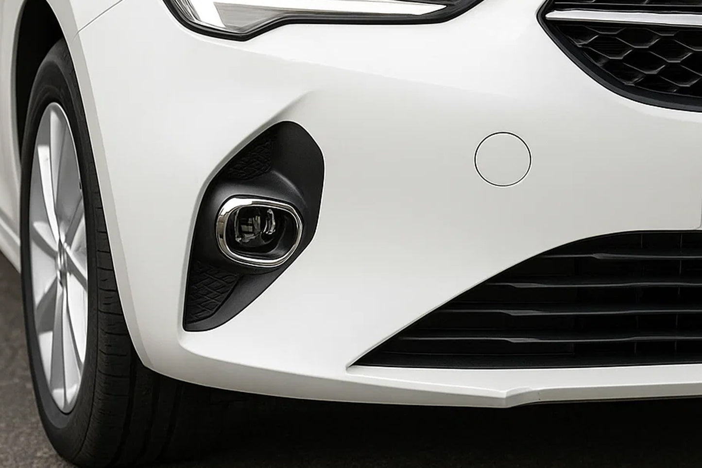 Chrome Fog Light Covers (2 pcs, Stainless Steel) for Opel Corsa F 2019- - image 1
