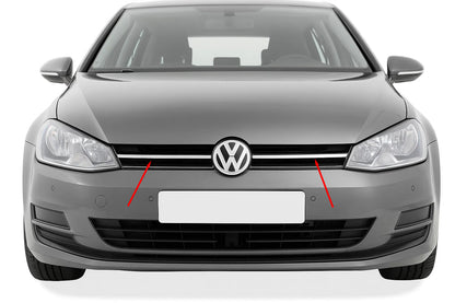 Chrome Grille Trim (upper, stainless steel) for Volkswagen Golf 7/E-Golf 2012-2020 - image 3