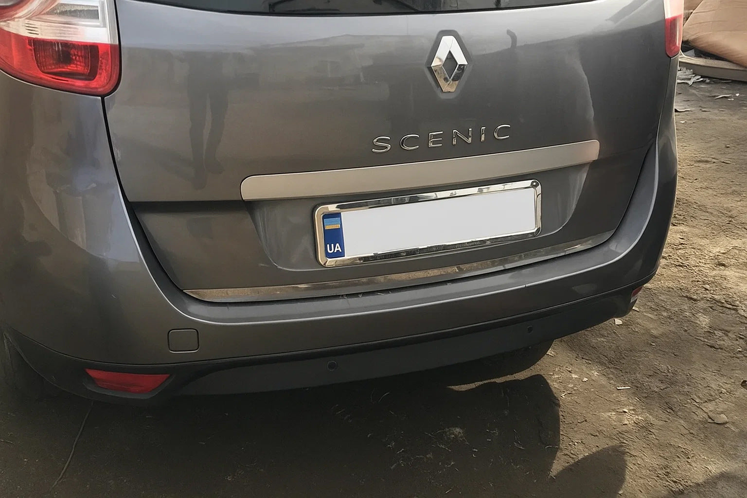 Trunk trim (for Grand, stainless steel) for Renault Scenic/Grand 2009-2016 - image 1