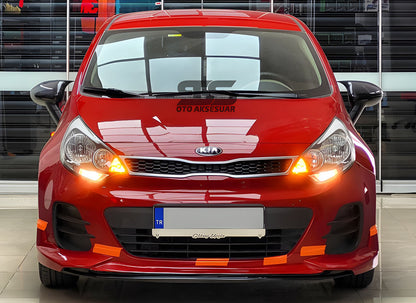 Covers for mirrors BMW-Style (No rotation, 2 pcs.) for Kia Rio 2012-2017 - image 7
