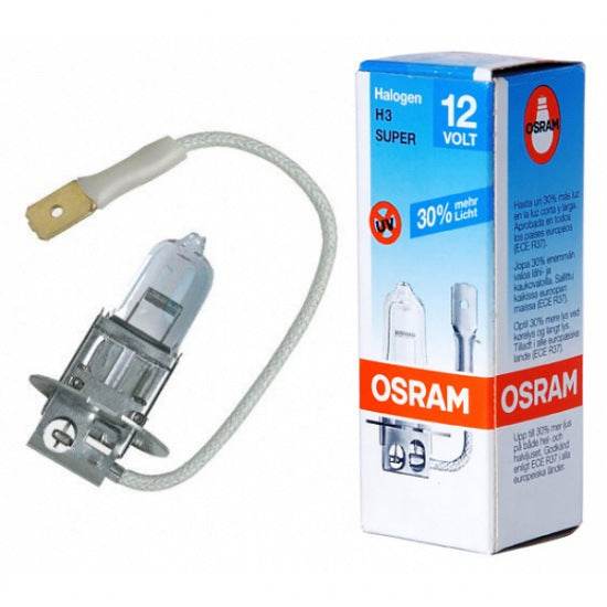 Head lamp Osram H3 55W 64151SUP Super + 30% - Reelken Auto