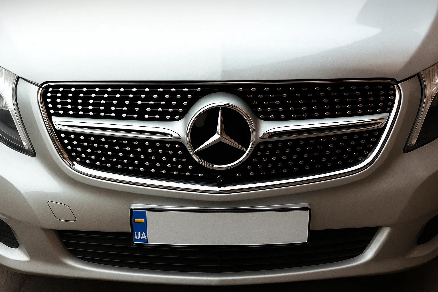 Front Grille Diamond (2014-2019 for V-Class) for Mercedes Vito/V-class W447 2014- - image 1