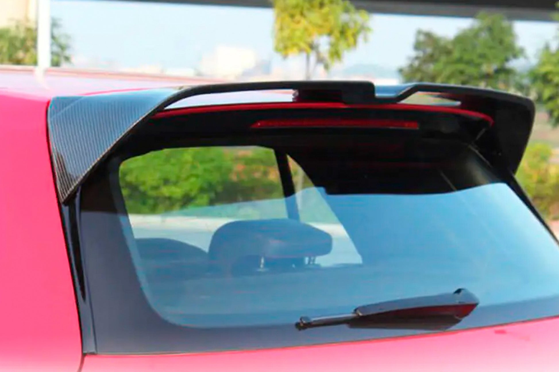 Spoiler V5 (for GTI/R HB, Carbon) for Volkswagen Golf 7/E-Golf 2012-2020 - image 1