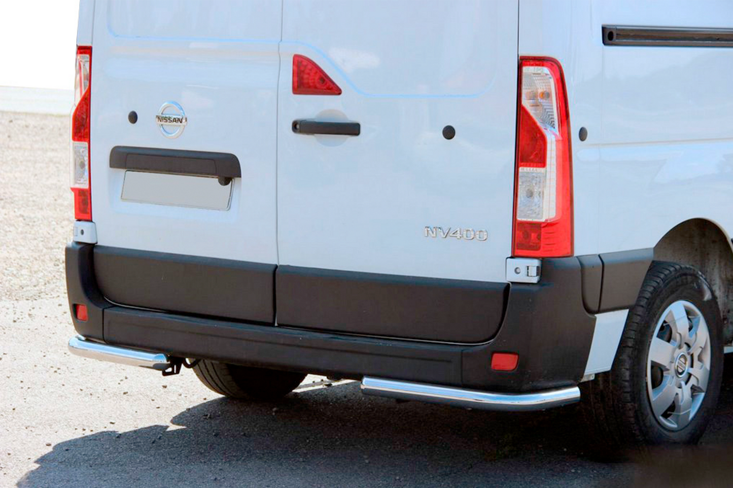 Rear Corner Bars AK003 (2 pcs, stainless steel) for Opel Movano 2010-2021 - image 1