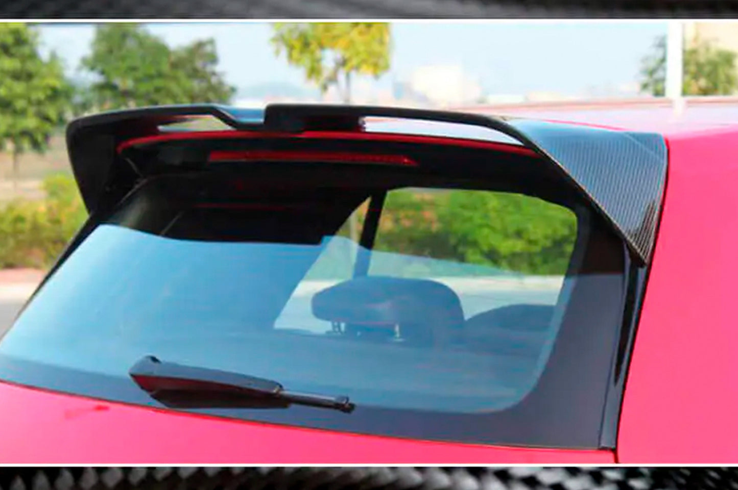 Spoiler V5 (for GTI/R HB, Carbon) for Volkswagen Golf 7/E-Golf 2012-2020 - image 6