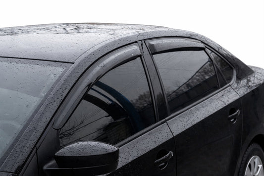 Window Deflectors SD (4 pcs, HIC) for Volkswagen Polo 2010-2017 - image 1