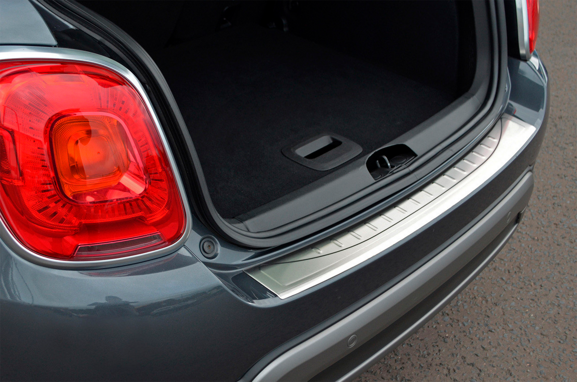 Rear Bumper Protector OmsaLine Stainless Steel for Fiat 500X 2014-2024 - image 6