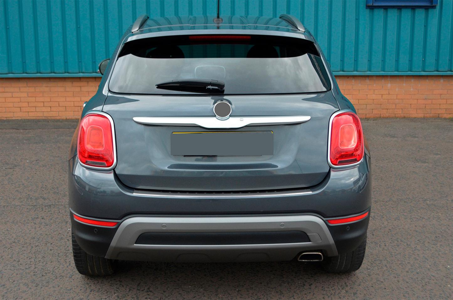 Rear Bumper Protector OmsaLine Stainless Steel for Fiat 500X 2014-2024 - image 3