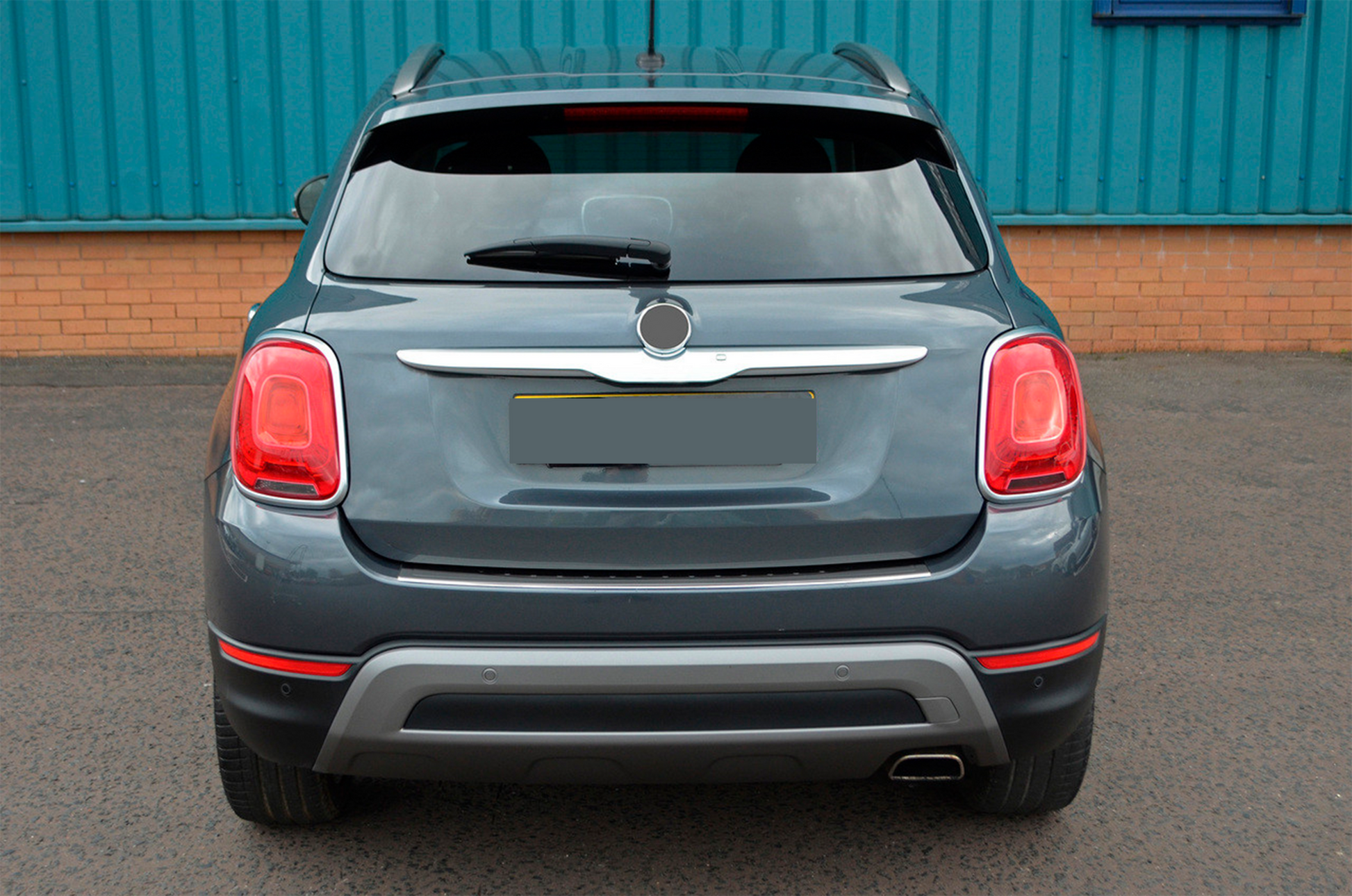 Rear Bumper Protector OmsaLine Stainless Steel for Fiat 500X 2014-2024 - image 3