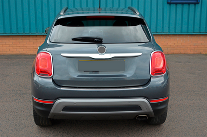 Rear Bumper Protector OmsaLine Stainless Steel for Fiat 500X 2014-2024 - image 3