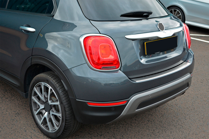 Rear Bumper Protector OmsaLine Stainless Steel for Fiat 500X 2014-2024 - image 5