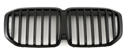 Kidney Grilles 1 Bar (2023+, Gloss Black) for BMW X7 G07 2019- - image 2
