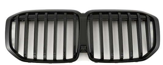 Kidney Grilles 1 Bar (2023+, Gloss Black) for BMW X7 G07 2019- - image 2
