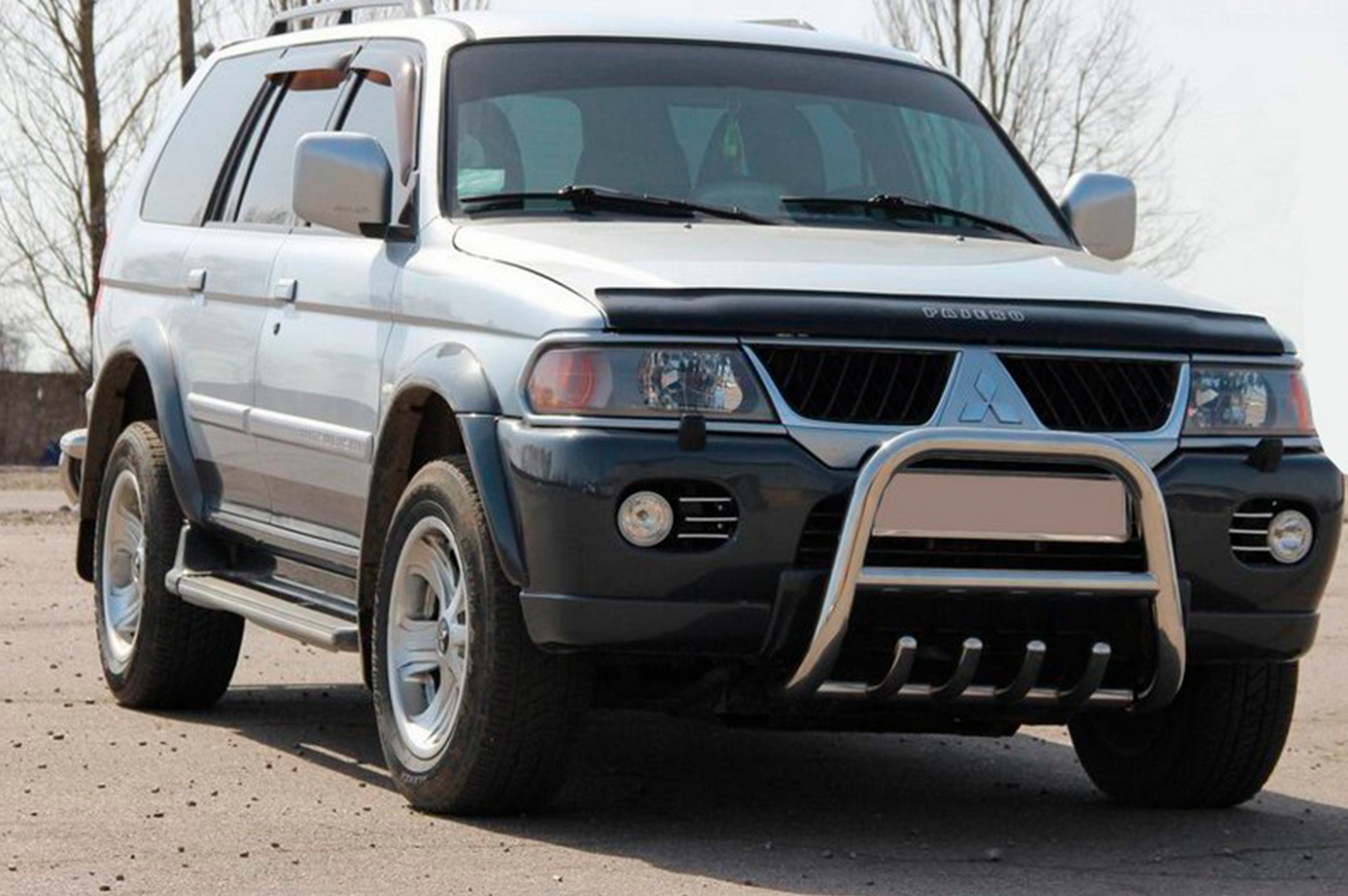 Bull Bar QT006 (Stainless Steel) for Mitsubishi Pajero Sport 1996-2007 - image 1
