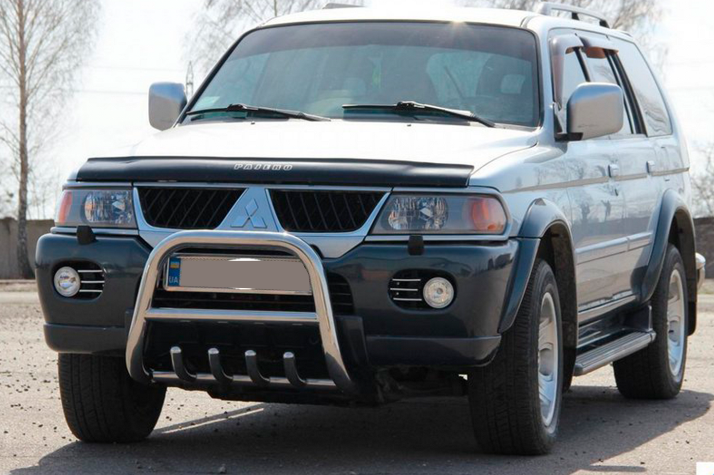 Bull Bar QT006 (Stainless Steel) for Mitsubishi Pajero Sport 1996-2007 - image 3