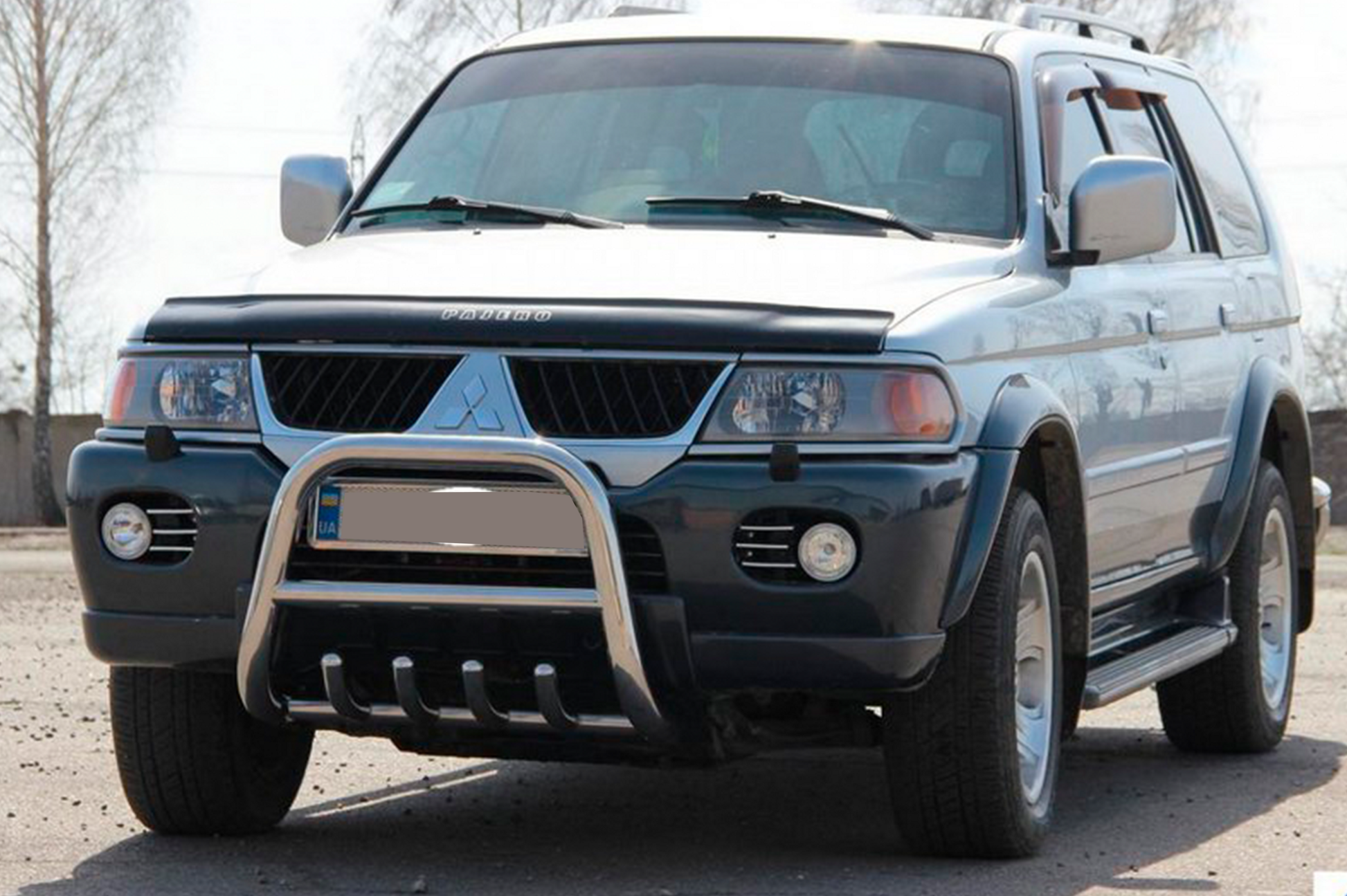 Bull Bar QT006 (Stainless Steel) for Mitsubishi Pajero Sport 1996-2007 - image 3