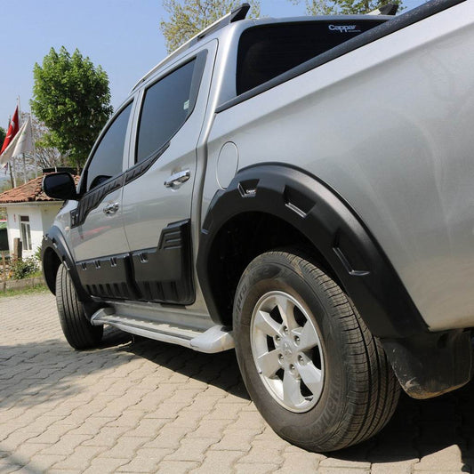 V2 wheel arch extenders (2015-2019, EuroCap) for Mitsubishi L200 2015-2024 - Reelken Auto