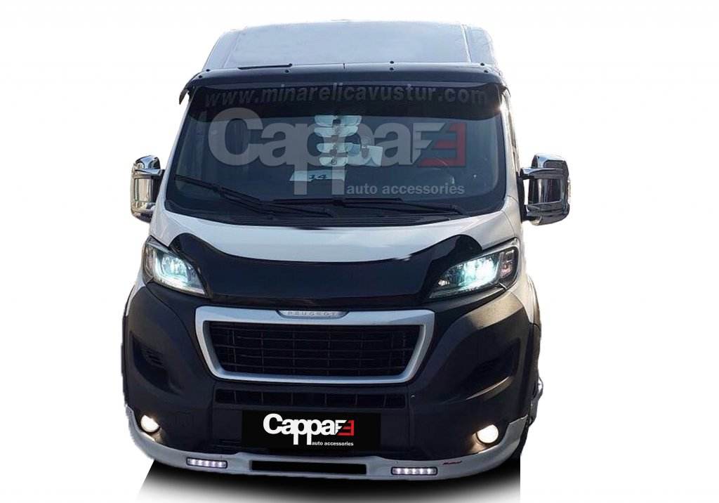 The hood deflector 2014+ EuroCap for Citroen Jumper 2007-2025 - Reelken Auto