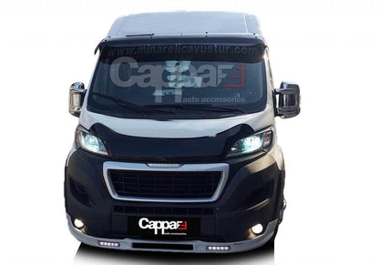 The hood deflector 2014+ EuroCap for Citroen Jumper 2007-2025 - Reelken Auto