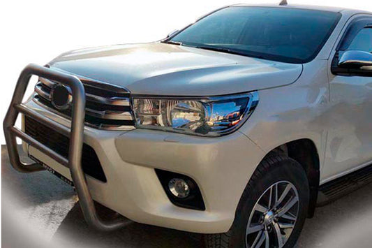Front Bull Bar QT007 (Stainless Steel) for Toyota Hilux 2015- - image 1