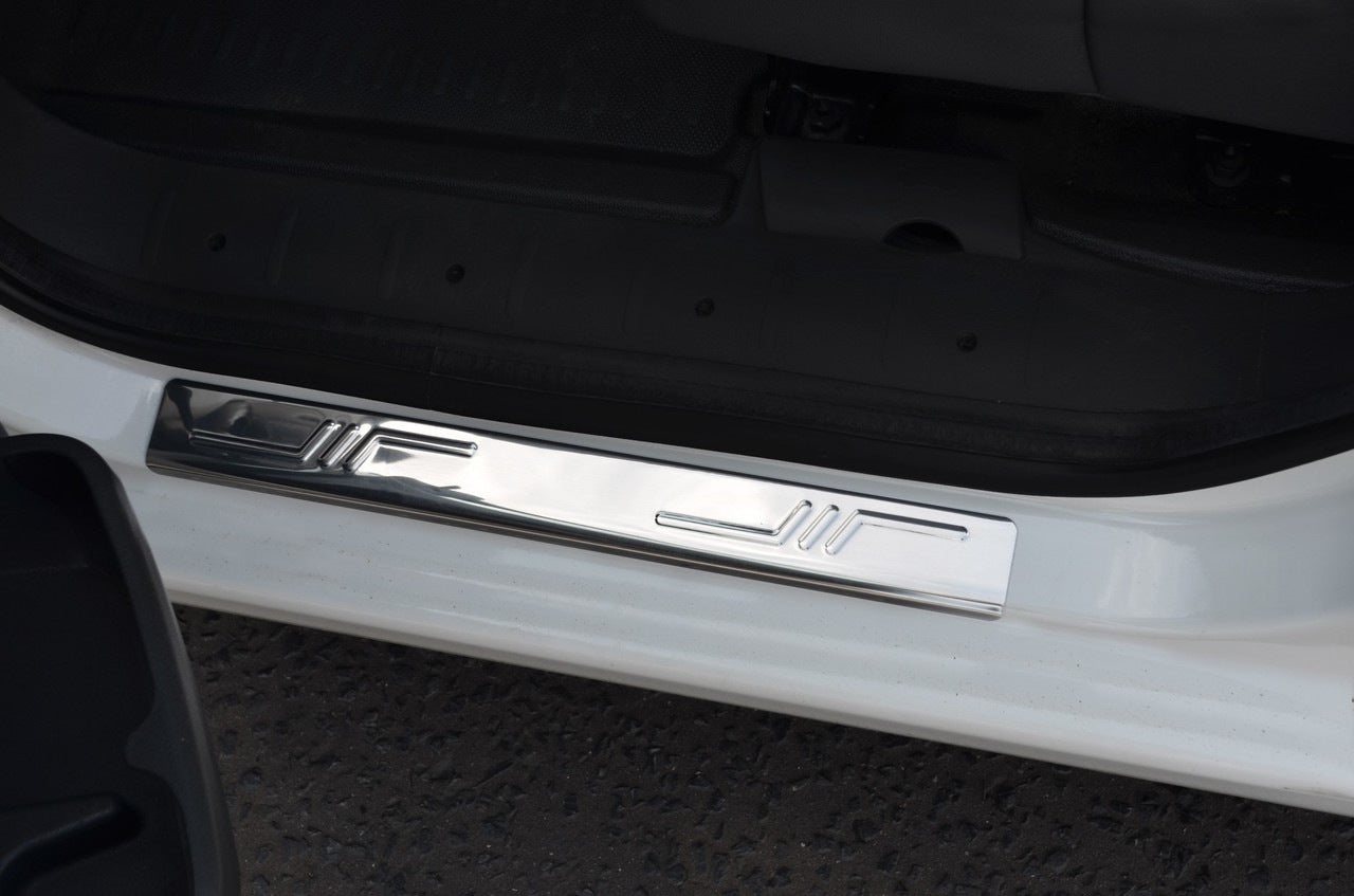 Door Sill Protectors OmsaLine (2 pcs, Stainless Steel) for Fiat Fiorino/Qubo 2008-2024 - image 5