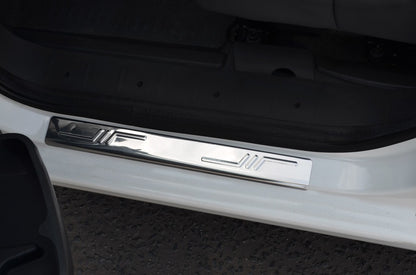 Door Sill Protectors OmsaLine (2 pcs, Stainless Steel) for Fiat Fiorino/Qubo 2008-2024 - image 5