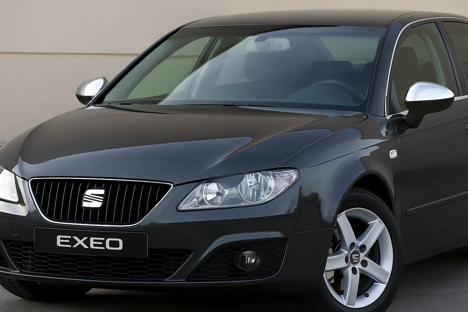 Mirror Covers (2 pcs, Stainless Steel) for Seat Exeo 2008-2013 - image 1