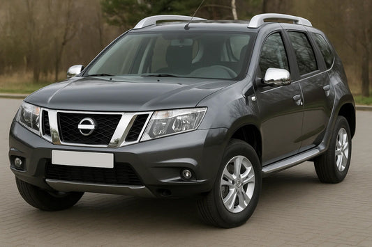 Mirror Covers V1 (2 pcs, ABS) for Nissan Terrano 2014- - image 1