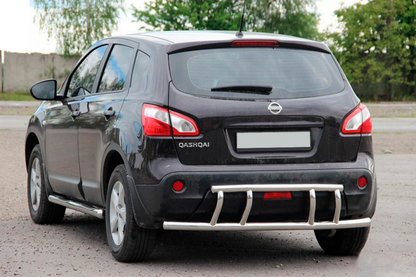 Rear Bar AK011 (Stainless Steel) for Nissan Qashqai 2007-2010 - image 1