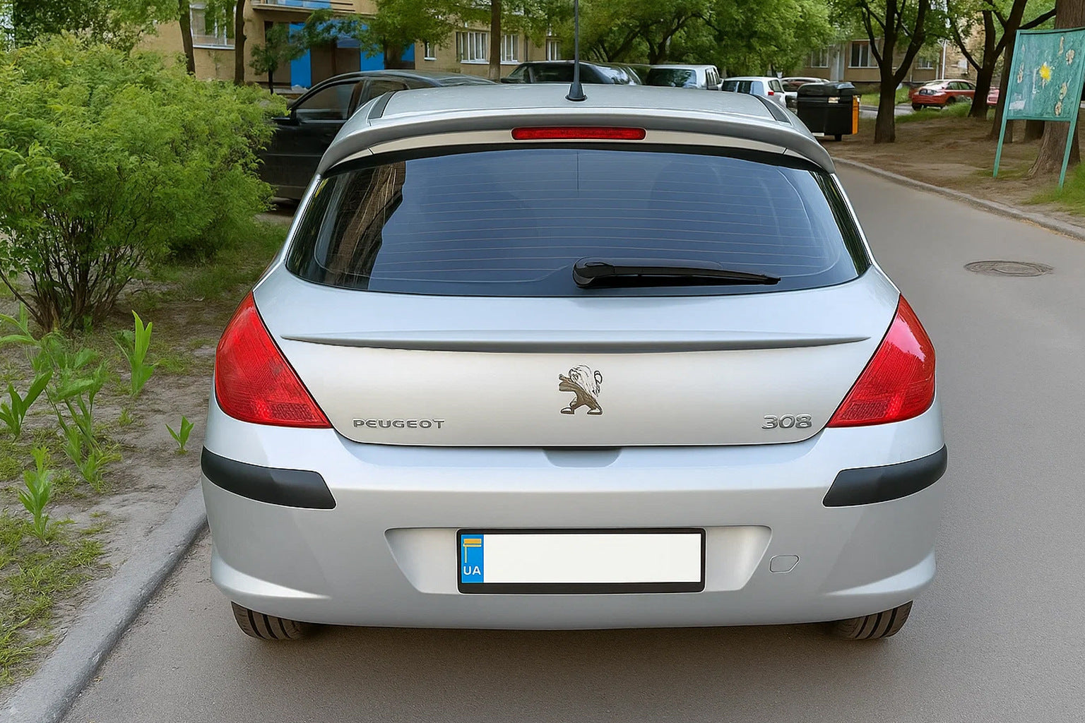 Libao Spoiler (ABS Plastic) for Peugeot 308 2007-2013 - image 1