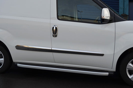 Chrome Door Handle Covers and Trims (8 pcs, Stainless Steel) for Opel Combo 2012-2018 - image 2