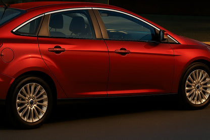 Upper window trim stainless steel (8 pcs) for Ford Focus III 2011-2017 - image 1