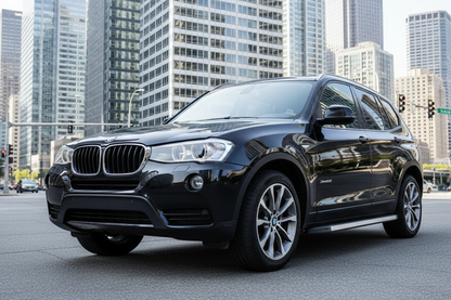 Side Steps Maya V1 (2 pcs, Aluminum) for BMW X3 F-25 2011-2018 - image 1